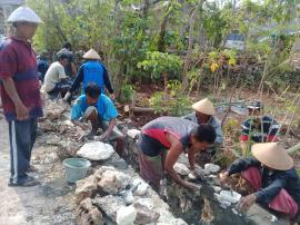 KEGIATAN PEMBANGUNAN DRAINASE PADUKUHAN BENDOREJO DESA SEMANU